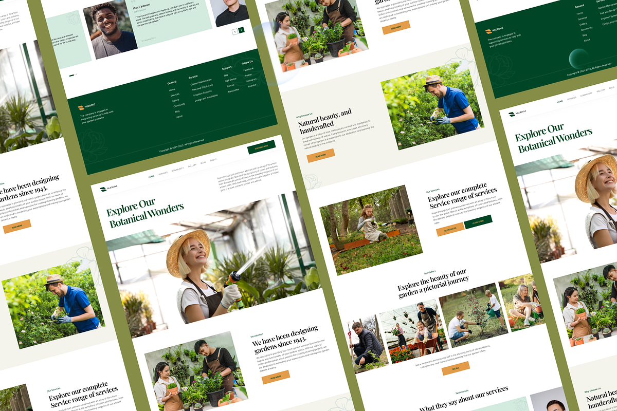Garden Gallery Landing Page, a Landing Page Template by SLAB! Design (Photo 5 of 5)