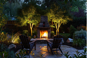 Tactile Backyard fireplace wood, a Nature Photo by Ylivdesign
