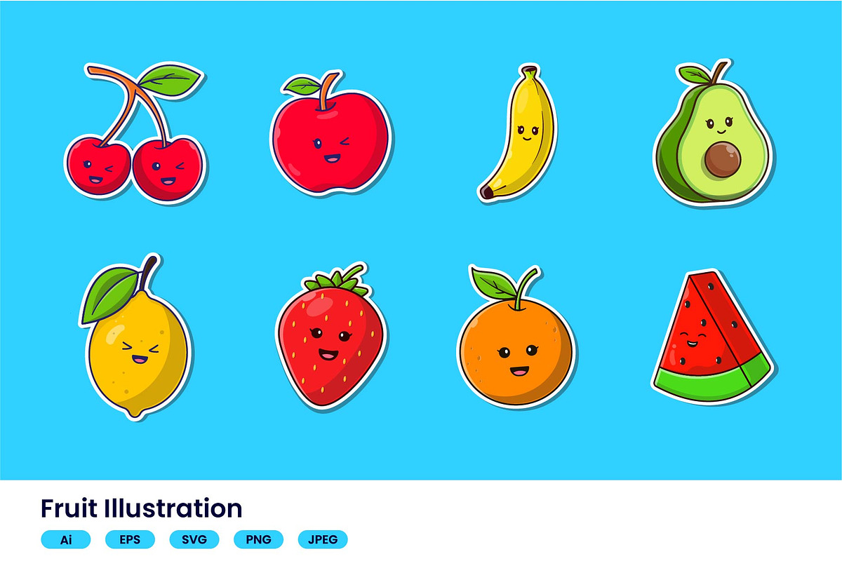 Fruit Illustration Vol 1, an Illustration by Pillow Leaf (Photo 1 of 9)