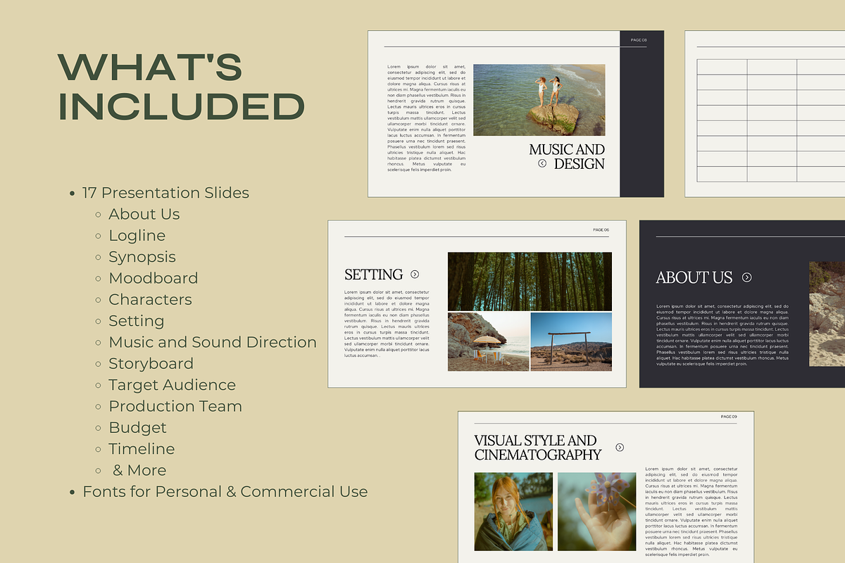 Noir | Film TV Show Presentation, a Presentation Template by Artfullyours (Photo 2 of 7)