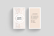 Art Deco Business Card Template, a Business Card Template by RCDesigns (Thumbnail 2 of 3)