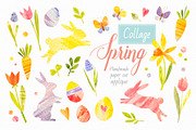 Collage Spring, an Animal Illustration by Ekaterina Mikheeva (Thumbnail 1 of 9)