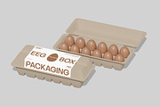 Egg Box Mockup, a Packaging Mockup by Unerispace (Thumbnail 2 of 5)