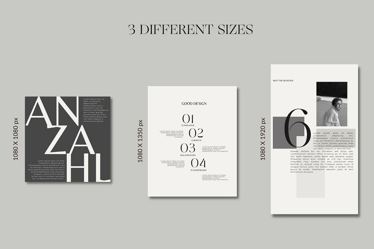 Minimalist Instagram templates Canva, a Social Media Template by Studio Suvelle (Photo 5 of 8)