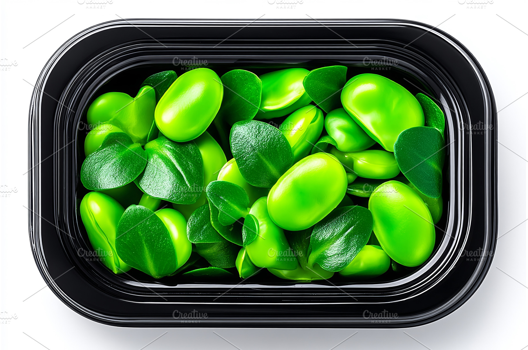 A close-up of microgreens green peas, a Nature Photo by ZinetroN