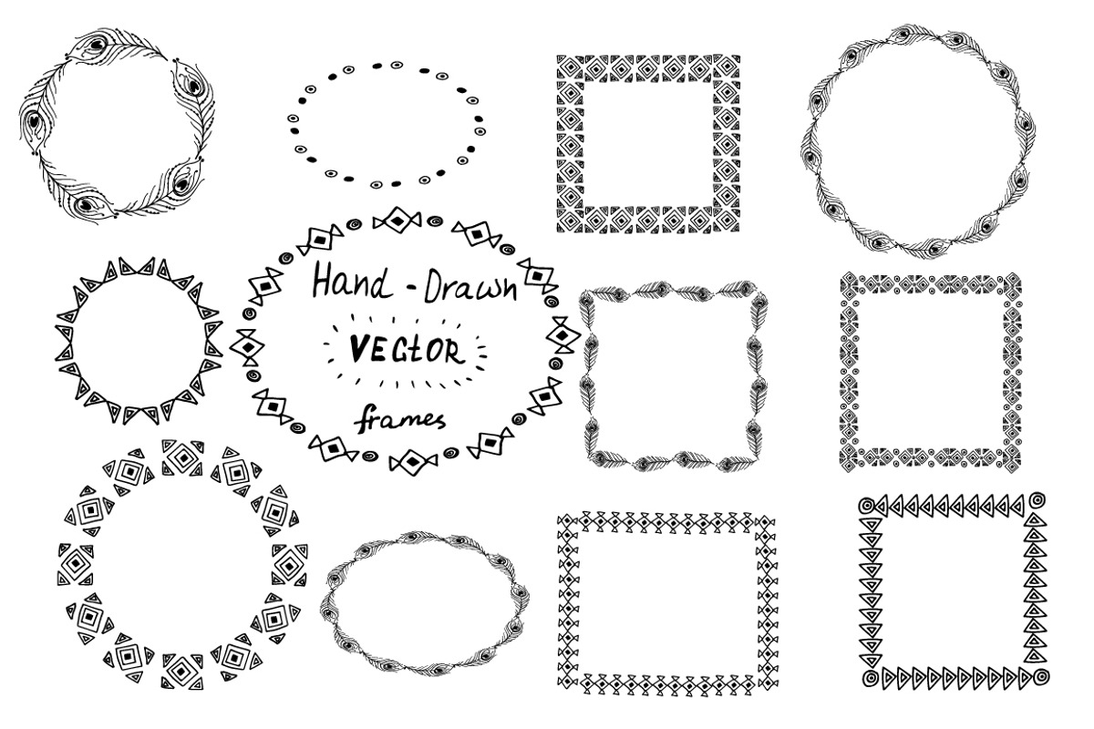 Hand-Drawn Ethnic Seamless Patterns, a Pattern Graphic by Maria Zebroff (Photo 3 of 5)