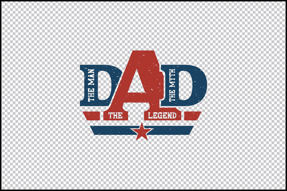 DAD The Man The Myth The Legend SVG, an Object Graphic by BeeCraftR (Photo 5 of 5)