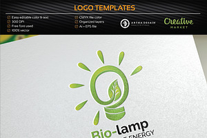 Bio Lamp / Energy - Logo Template