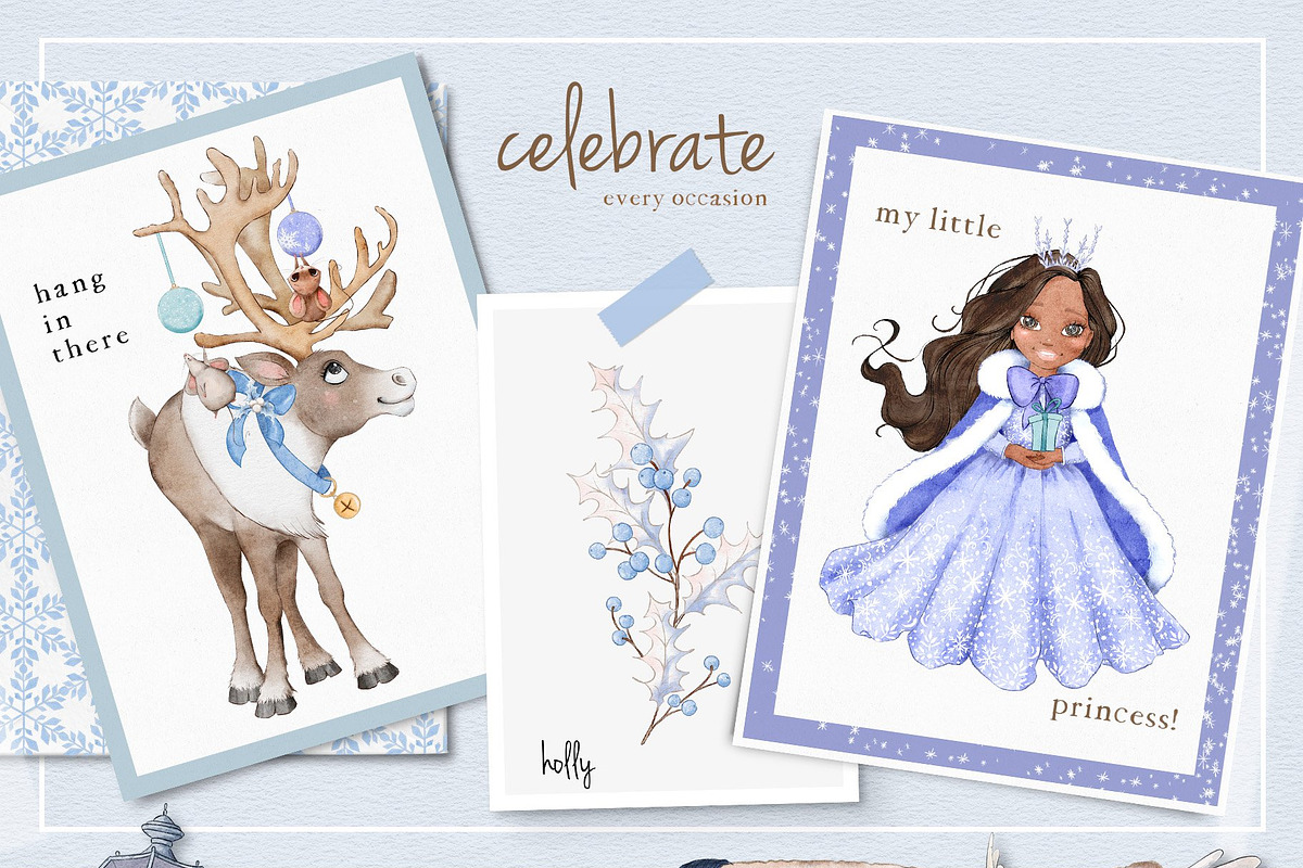 Enchanted Christmas Illustrations, a Graphic by Pretty Little Lines (Photo 4 of 21)