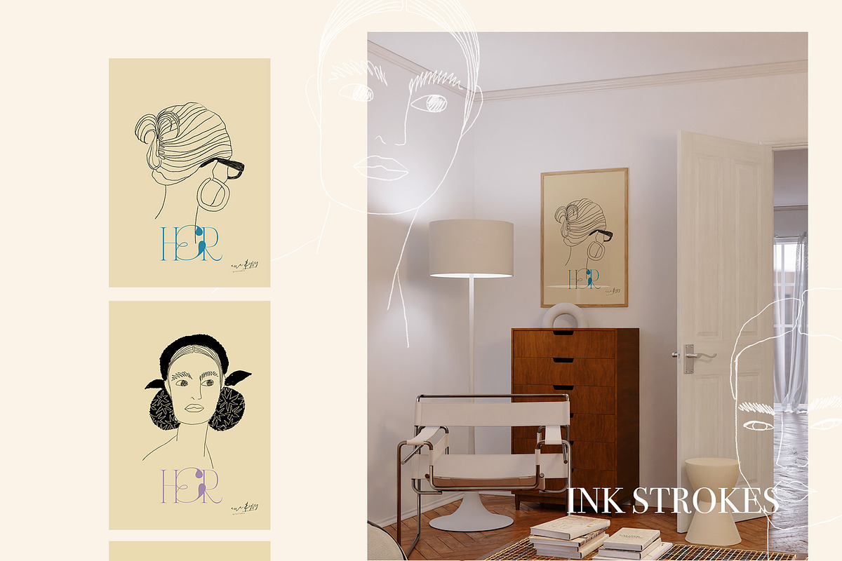 The Modern Gallery | Abstract Ink, an Illustration by ana & yvy (Photo 26 of 31)