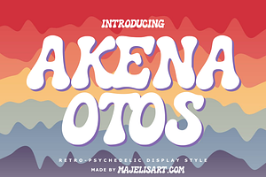 Akena Otos - Display font