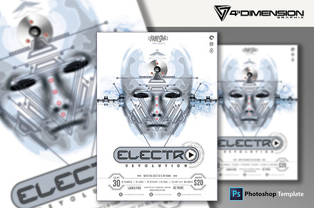 Electro Revolution Flyer Template