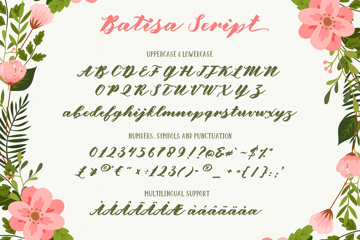 Batisa Font Duo, a Handwritten Font by Siwox Studios (Photo 6 of 8)