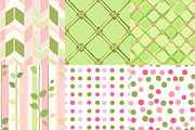 Pink and Green Digital Paper, a Texture Illustration by DreamPrint404 (Thumbnail 3 of 3)