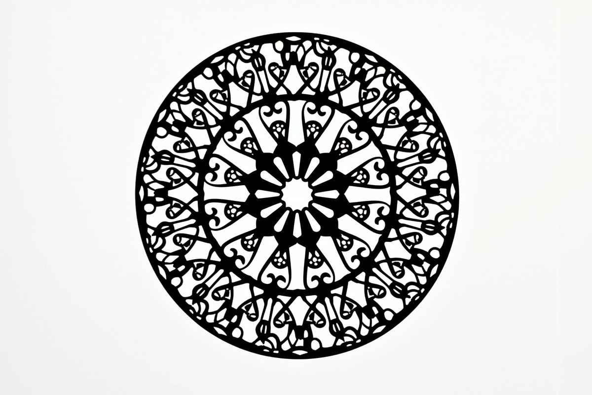 Intricate Mandala Laser Cut Designs, an Object Graphic by balal (Photo 5 of 16)