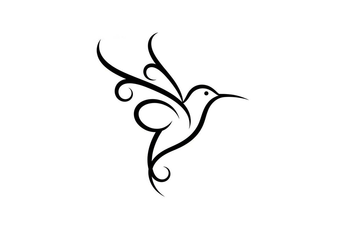 Hummingbird Line Art SVG Bundle, an Illustration by yasushie (Photo 31 of 31)