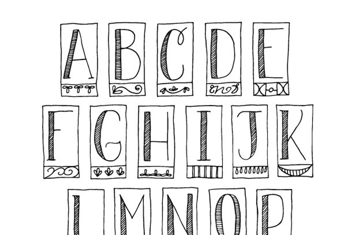 Decorative Monogram Vectors, a Decorative Illustration by MyNatureGraphics (Photo 2 of 3)