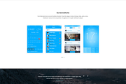 MobiApp - Responsive App Template, a HTML Template by Coderthemes (Thumbnail 3 of 4)
