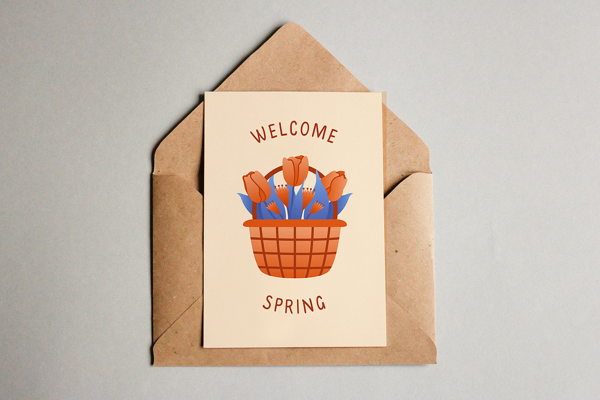 Hello Spring. Clip arts collection, a Seasonal Illustration by Renberrry.Store (Photo 4 of 10)
