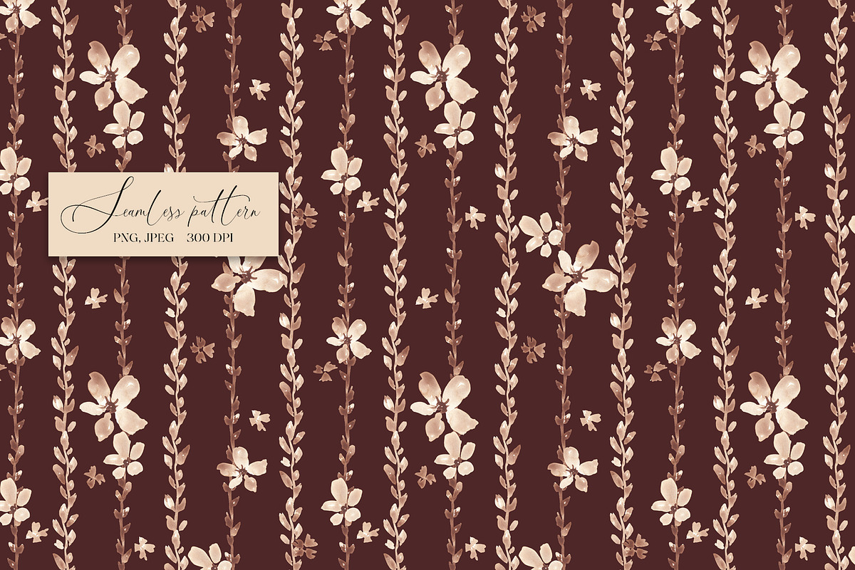 Cute floral seamless pattern, a Pattern Graphic by SirenaArt (Photo 6 of 13)