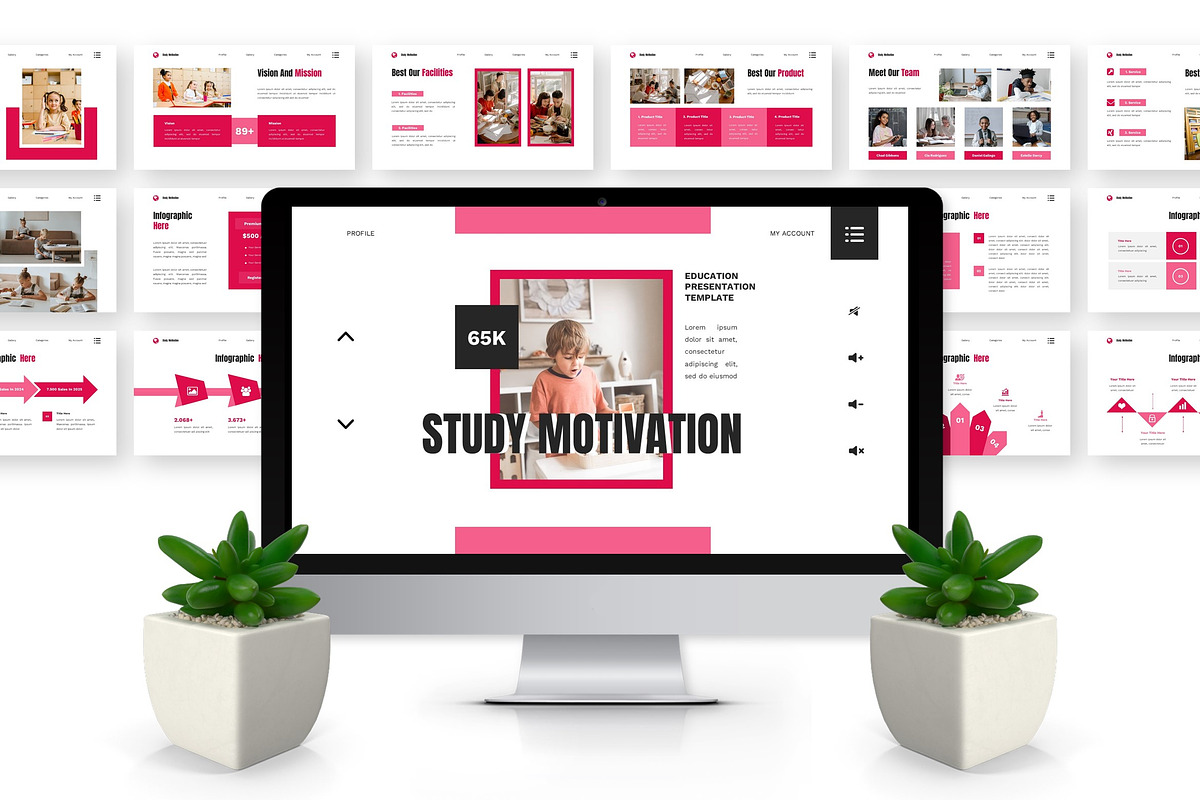 Study Motivation - Education PPT, a Presentation Template by Deepslide Studio (Photo 2 of 6)