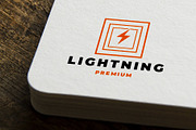 Modern Lightning Bolt Logo Design, a Branding & Logo Template by mesuka (Thumbnail 1 of 2)