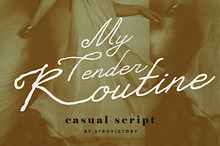 My Tender Routine Handwritten Script
