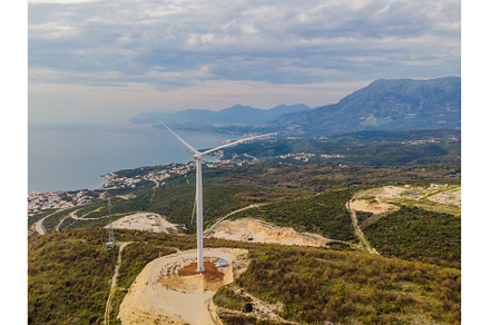 Wind turbines on beautiful sunny, an Industrial Photo by Elizaveta Galitskaya