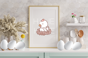 Cute Chicken Procreate Stamp Brushes