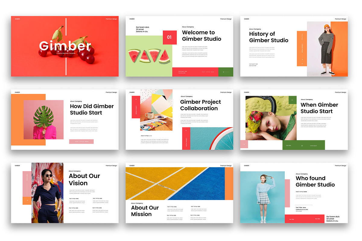 Gimber – Business PowerPoint, a Presentation Template by kreatifreya (Photo 2 of 5)