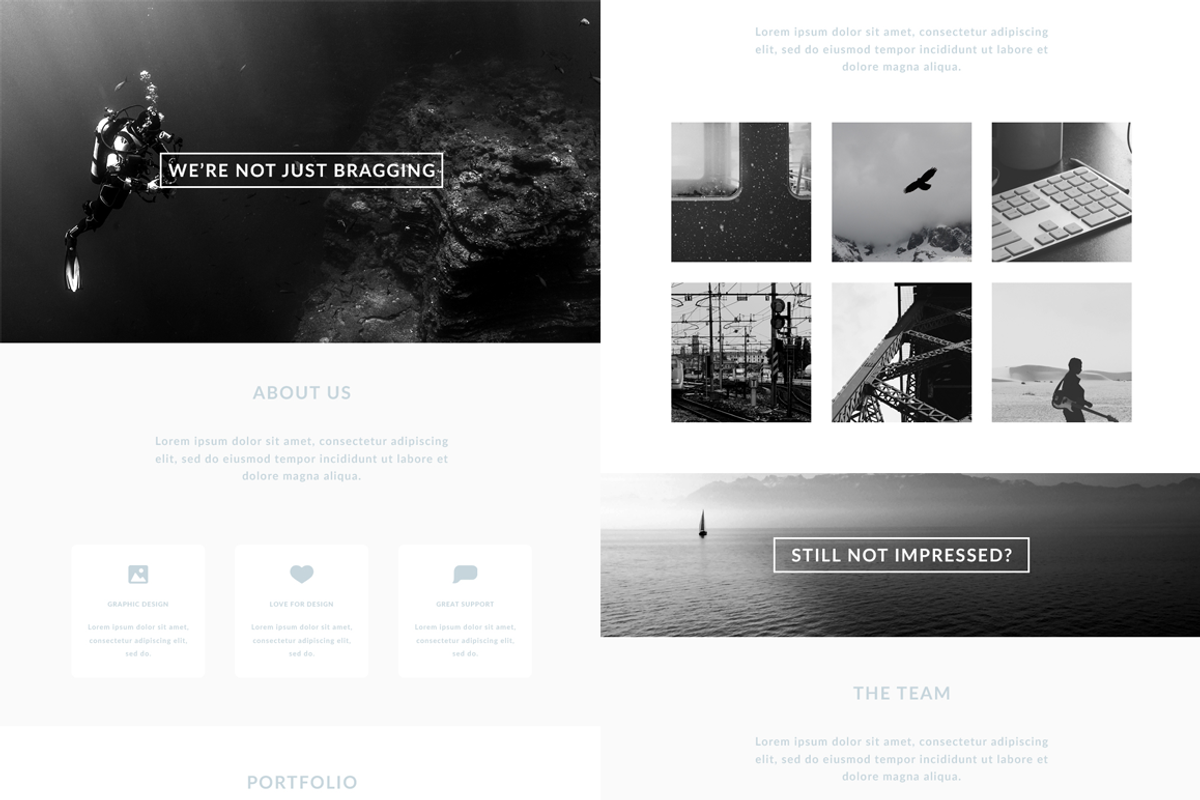 1st Impressions - Portfolio Template, a Websites & App Template by Spuddy (Photo 1 of 2)