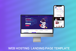 Webhosting Landing Page Template