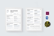 Business Plan | MS Word & Indesign, a Stationery Template by design_hut (Thumbnail 1 of 7)