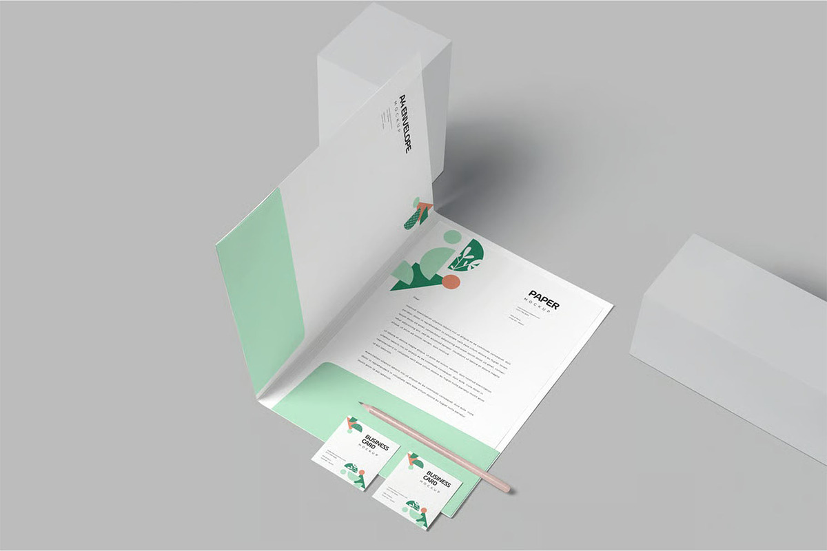 Stationery Mockups, an Advertising Mockup by megostudi0 (Photo 5 of 8)