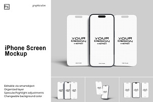 iPhone Screen Mockup