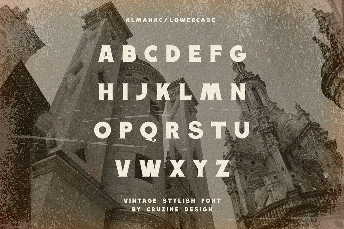 Almanac - Vintage Serif Font, a Serif Font by JumboDesign (Photo 5 of 6)