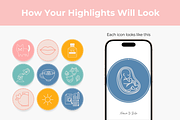 30+ Instagram Highlight Covers, a Social Media Template by Marcia B Studio (Thumbnail 3 of 4)