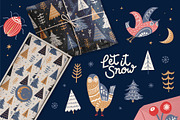 Festive Folk Graphic Collection, a Seasonal Illustration by rouxsupplyco (Thumbnail 8 of 12)