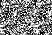 Diet Food Graphic Doodle Patterns, a Pattern Graphic by BALABOLKA (Thumbnail 3 of 6)