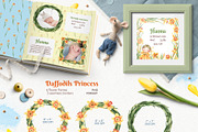 Daffodils Princesses, a Decorative Illustration by Watercolor by Tonia Tkach (Thumbnail 5 of 5)