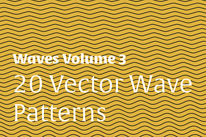 Waves Vol. 3 | 20 Vector Patterns