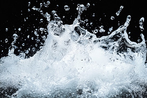 High  speed water splash captured in, a Photo by Iftikhar Alam