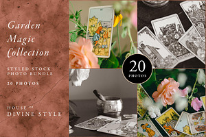 Garden Magic Tarot Photo Stock