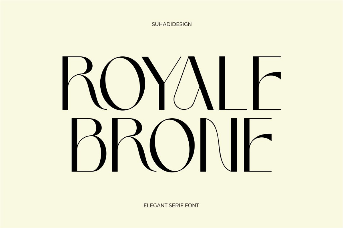 Royale Brone Elegant Serif Font, a Sans Serif Font by suhadidesign (Photo 1 of 10)
