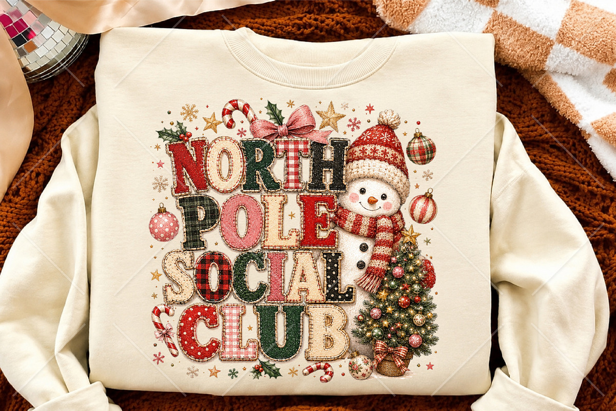 Christmas Ghost Snowman Social Club, a Seasonal Illustration by Canvas Craft (Photo 4 of 6)
