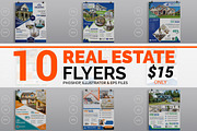 10 Real Estate Flyers Bundle 90% OFF, a Flyer Template by Imagine Design Studio (Thumbnail 1 of 11)
