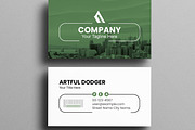 Modern Business Card Design, a Stationery Template by MightyDesign (Thumbnail 3 of 6)