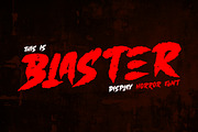 Blaster - Display Horor font, a Blackletter Font by NuType (Thumbnail 1 of 10)
