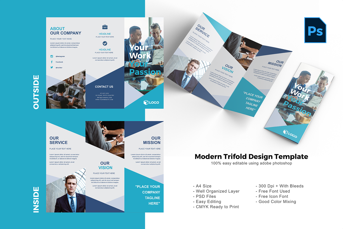 SALE | 36 BUNDLE TRIFOLD BROCHURE, a Brochure Template by rivatxfz (Photo 2 of 37)