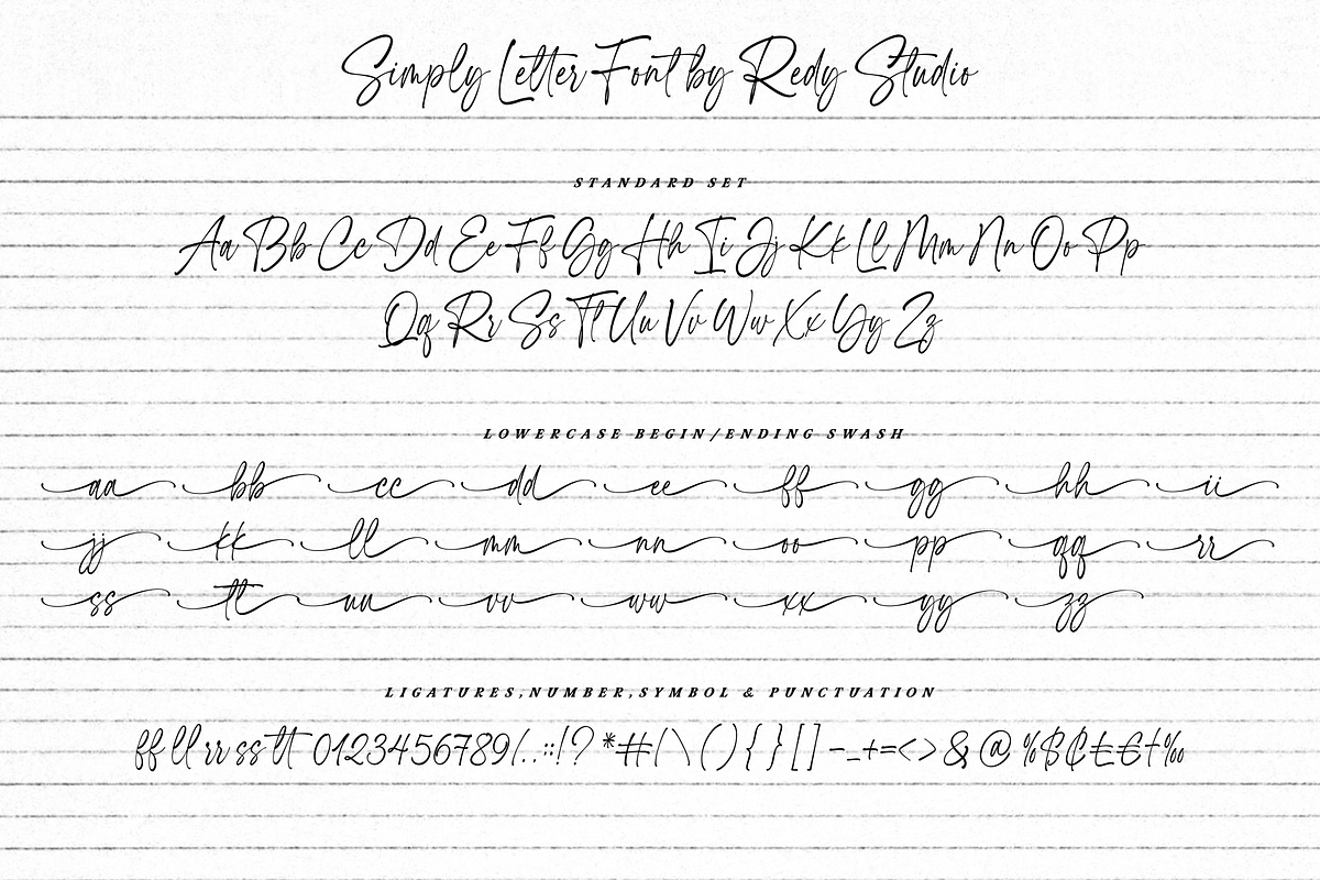 Simply Letter Font